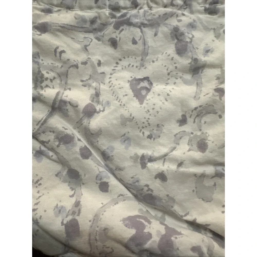 Simply Shabby Chic Pillow Sham Set Pair STANDARD Bohemian Patchwork Quilted Blue
